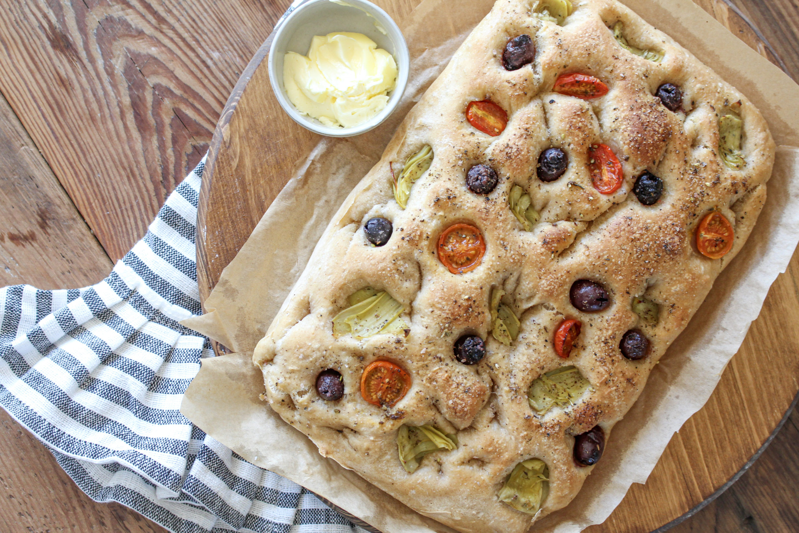 A Simple Sourdough Focaccia