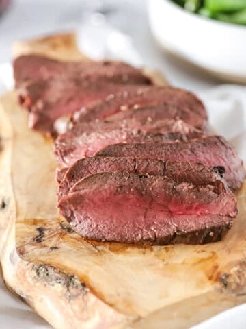 Juicy venison steaks showing how to cook a deer steak.